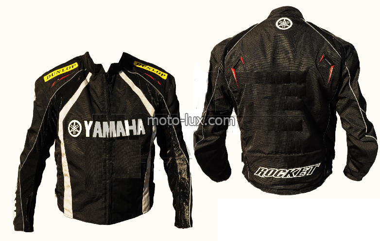 Мотокуртка текстиль   "YAMAHA"  черная  (размер: M, XL, XXL )