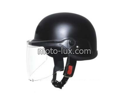 Шлем - каска матовая с визором размер: M